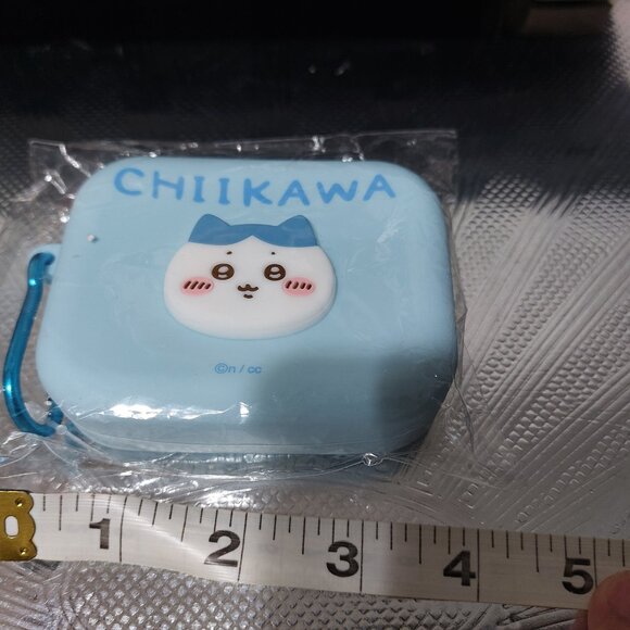 Adorable Cute CHIIKAWA Mini Silicone Pouch Mini Bag Mini Wallet BLUE - Picture 3 of 6